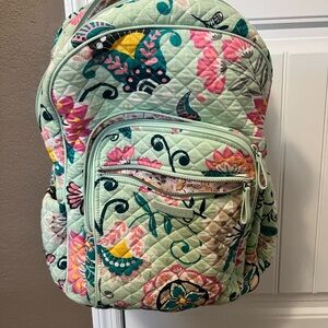 Vera Bradley Campus Floral Quilted Backpack